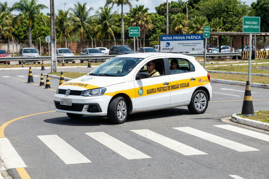 CNH Pernambuco prova prática sem baliza e rampa